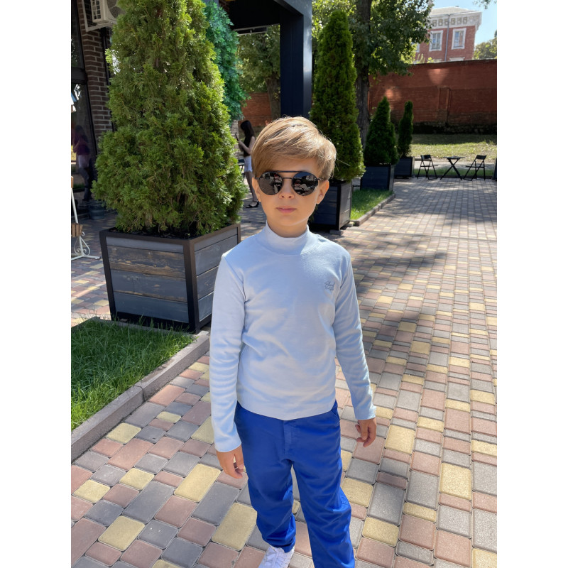 Гольф(водолазка) Blueland для мальчика 5-9 лет арт 1512, Размер детской одежды (по росту) 116, Цвет Графит