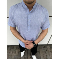 Рубашка  мужская ARMA  L-XXL арт.1537, Цвет Голубой, Международный размер L, Размер мужской одежды (RU) 48