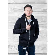 Батник Red-Down теплий чоловічий на блискавці, XL, 50, Чорний