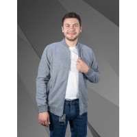 Бомбер Red Down батник теплый мужской на молнии , XXL, Графит