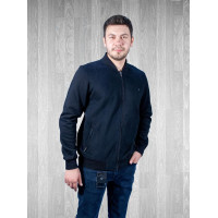 Бомбер Gaballi теплый мужской на молнии 2XL-5XL большие размеры , Синий, XXL