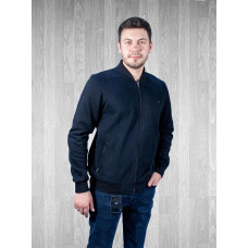 Бомбер Gaballi теплый мужской на молнии 2XL-5XL большие размеры , Синий, XXL