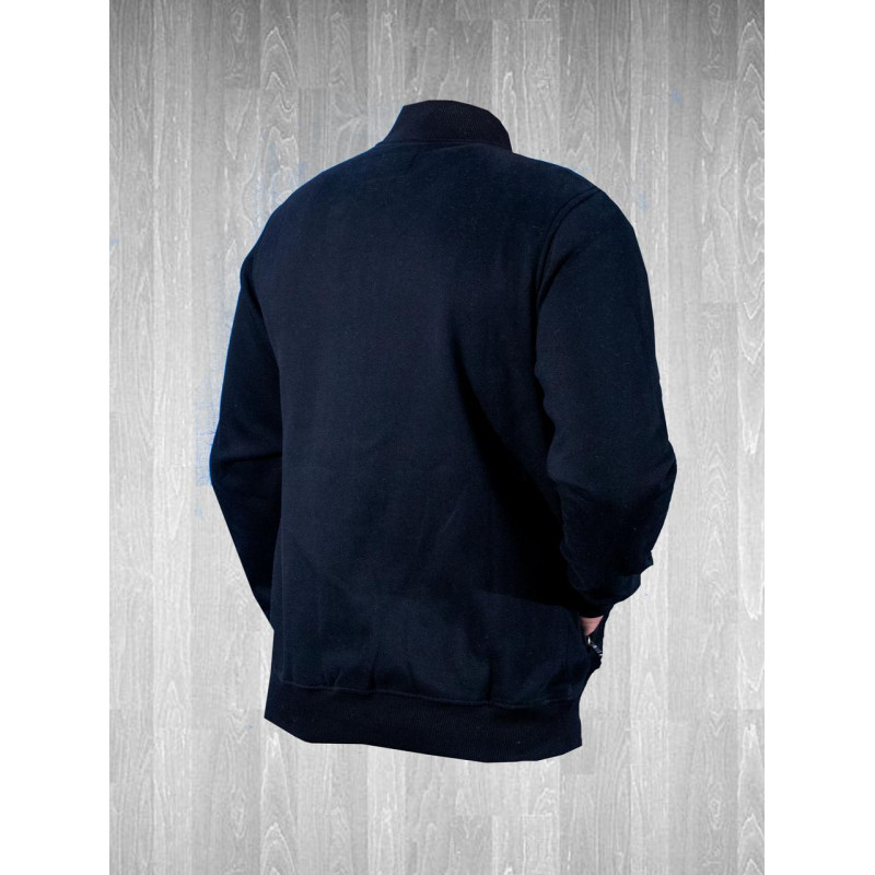 Бомбер Gaballi теплый мужской на молнии 2XL-5XL большие размеры , Синий, 4XL