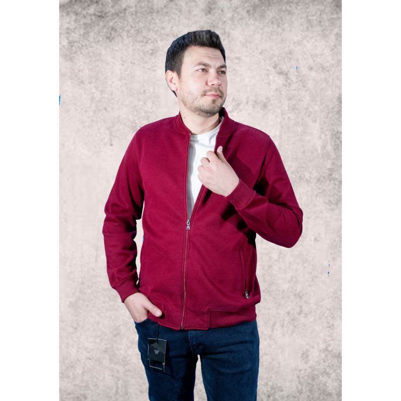 Бомбер Gaballi теплый мужской на молнии 2XL-5XL большие размеры , Синий, 5XL