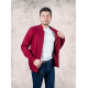 Бомбер Gaballi теплый мужской на молнии 2XL-5XL большие размеры , Бордовый, XXL