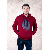 Толстовка Red-Down теплий чоловічий L-XXXL арт.1557, XL, 50, Бордовий