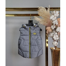 Жилет JPLT теплая для мальчика 3-7 лет , 104, Серый
