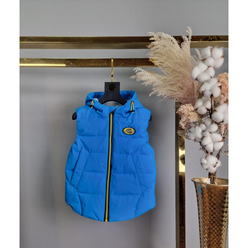 Жилет JPLT теплая для мальчика 3-7 лет , 98, Черный