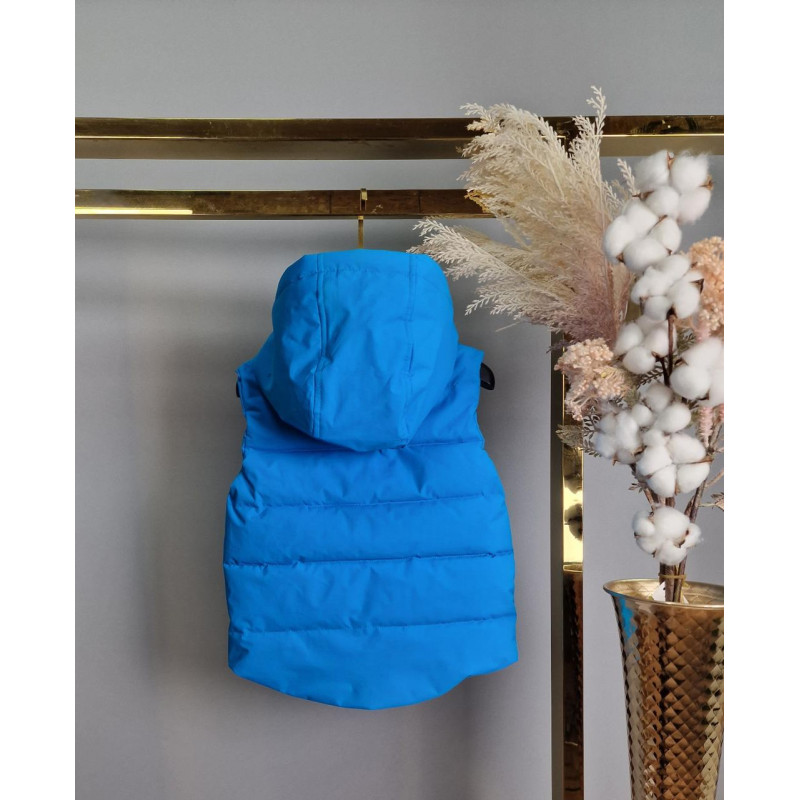 Жилет JPLT теплая для мальчика 3-7 лет , 98, Черный