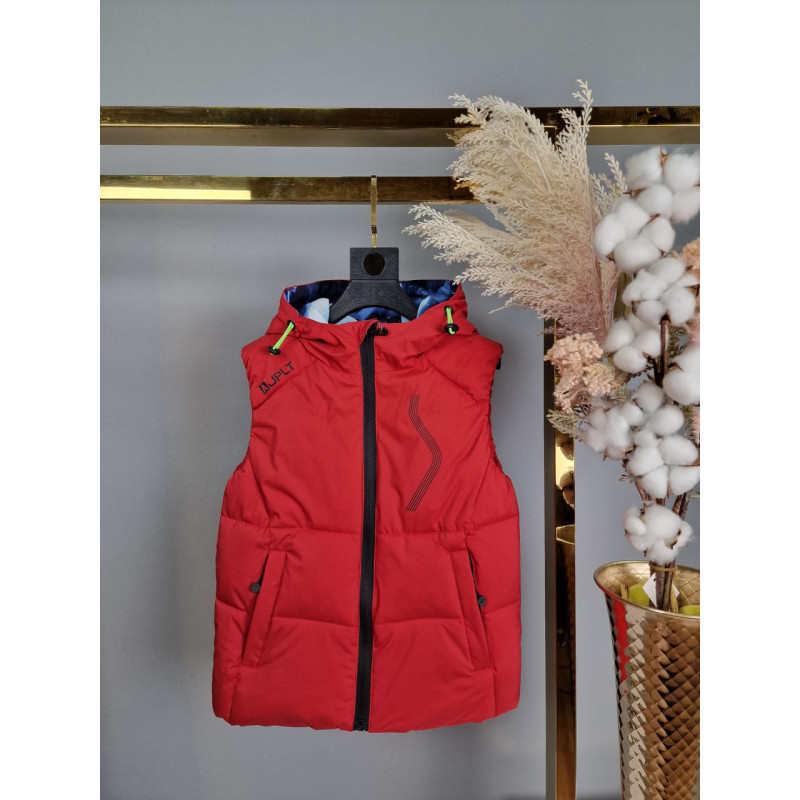 Жилет JPLT теплая для мальчика 6-10 лет арт 1567, 140, Синий