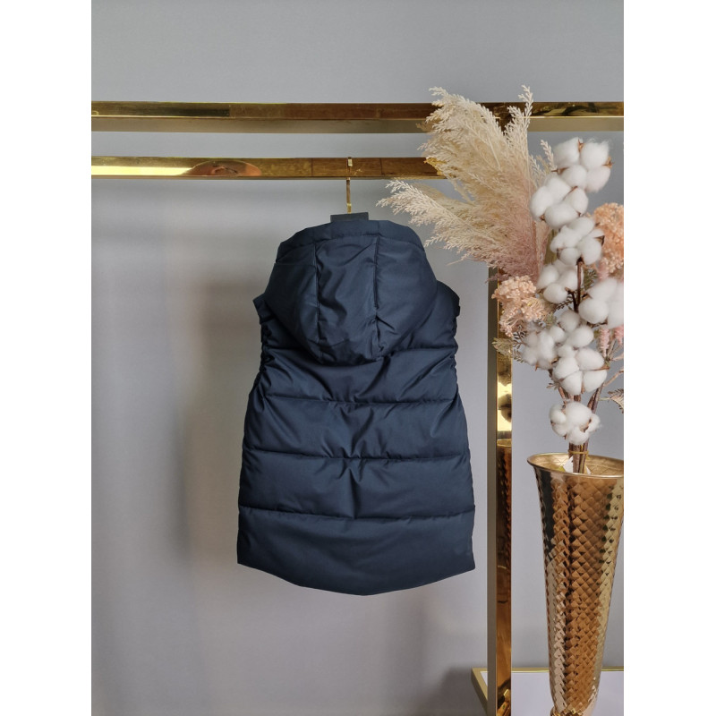 Жилет JPLT теплая для мальчика 6-10 лет арт 1568, 140, Синий