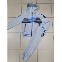 Костюм спортивный F&D для подростка 4-12 лет арт.1579, Цвет Серый, Размер  одежды подросток (по росту) 128