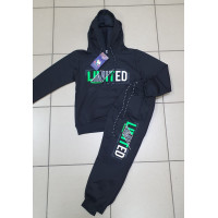 Костюм спортивный Oliva для мальчика 5-13 лет арт.1584, Цвет Черный, Размер  одежды подросток (по росту) 128