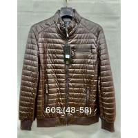 Куртка мужская Fudiao из экокожи , Коричневый, XXL