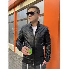 Куртка мужская Fudiao из экокожи , Черный, L