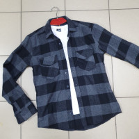 Рубашка теплая мужская Esperanza S-XXL арт.1638, M, 46, Серый