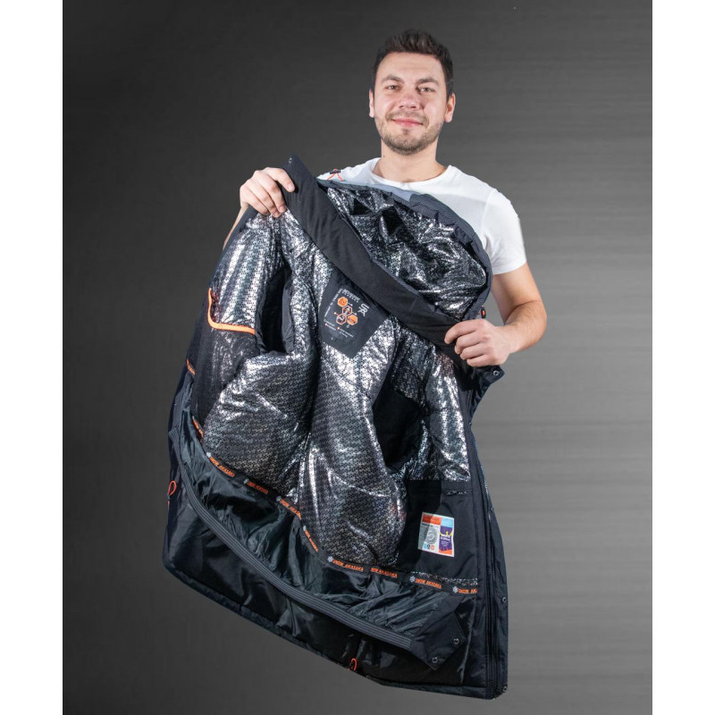 Куртка термо зима Snow M-XXXL арт.1641, Чорний,XXXL