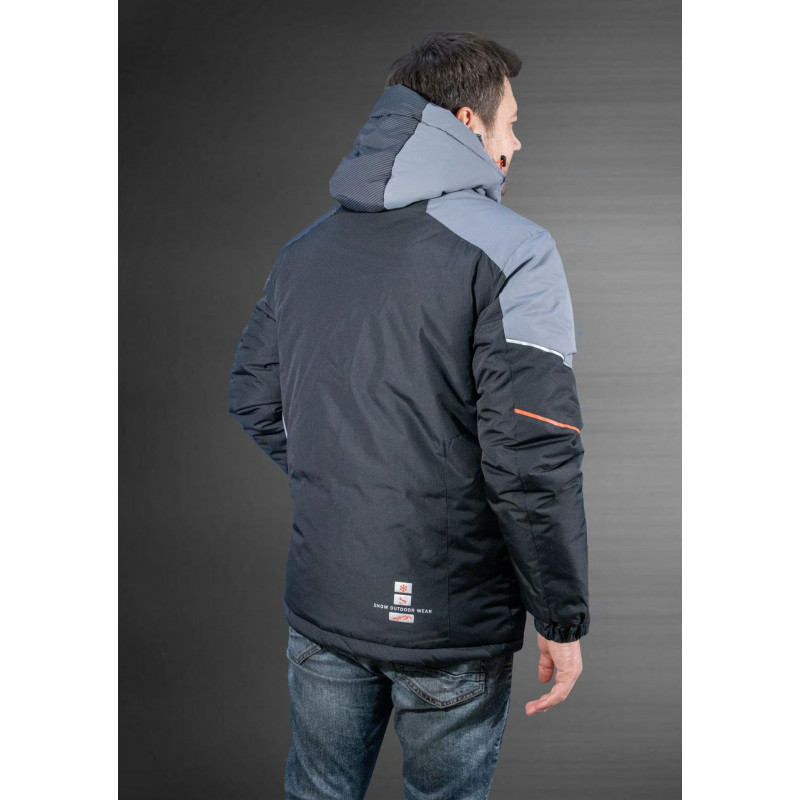 Куртка термо зима Snow M-XXXL арт.1641, Чорний,M