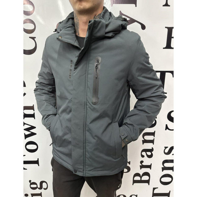 Куртка мужская Bihor демисезонная 48-58 арт.1642, Хаки, 5XL