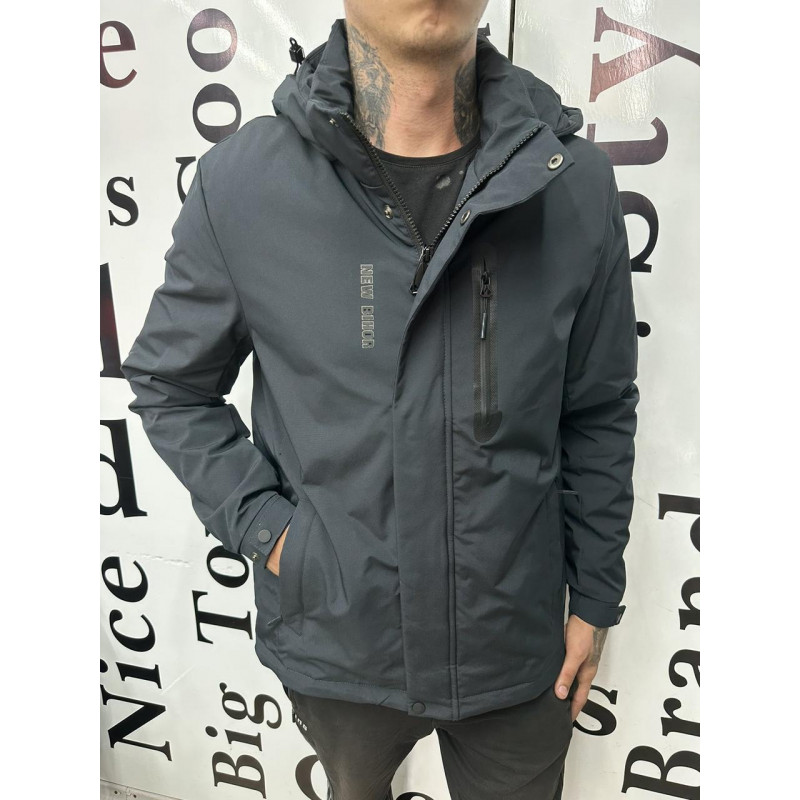 Куртка мужская Bihor демисезонная 48-58 арт.1642, Серый, XXL