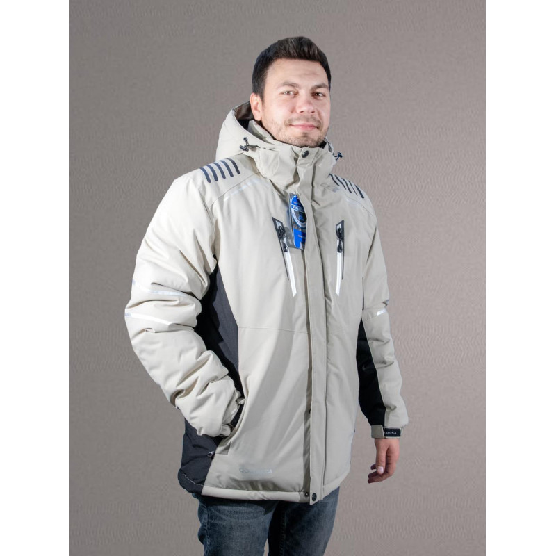 Куртка термо зима Audsa M-XXXL, Сірий, XXL