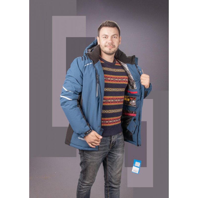 Куртка термо зима Audsa M-XXXL, Синій,L