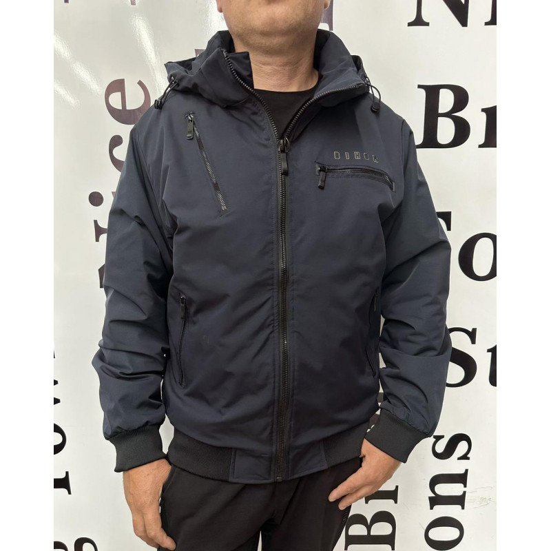 Куртка мужская демисезонная BIHOR большие размеры 54-64 р-ра , Синий,  8XL