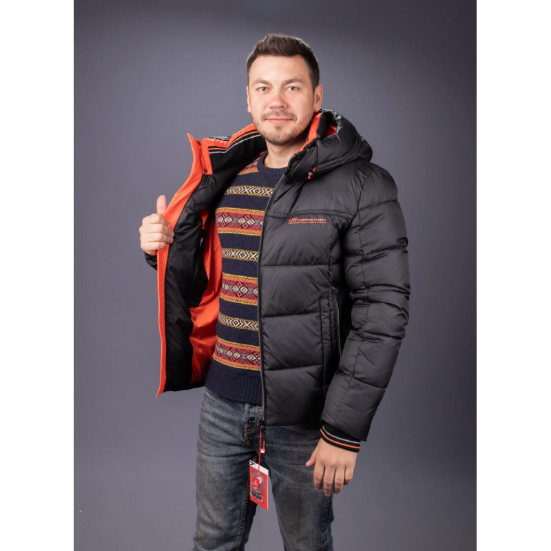 Куртка зимняя Kings Wind мужская , Черный,XXXL