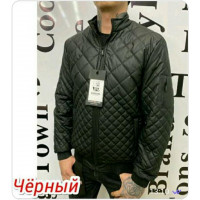 Куртка мужская Bihor демисезонная 46-56 арт.1665, Чорний, XXXL, 54