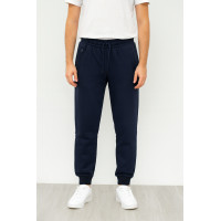 Спортивні штани чоловічі CRAMP теплі на флісі з манжетом M-XXXL Туреччина, XL, Синій