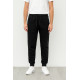 Спортивні штани чоловічі CRAMP теплі на флісі з манжетом M-XXXL Туреччина, L, Чорний