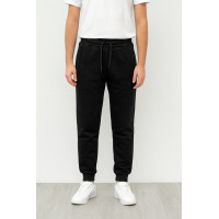 Спортивные штаны мужские CRAMP теплые на флисе с манжетом M-XXXL Турция,  XL, Черный