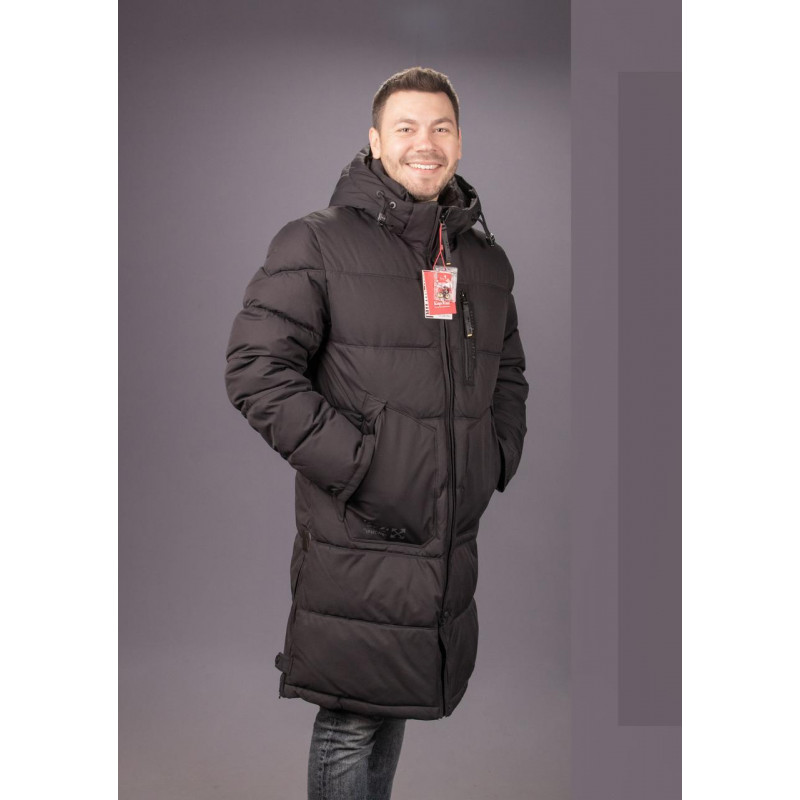 Куртка зимняя Kings Wind длинная мужская , Темно-синий,XL