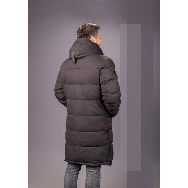 Куртка зимняя Kings Wind длинная мужская , Темно-синий,L