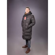 Куртка зимняя Kings Wind длинная мужская , Черный,L