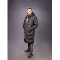 Куртка зимняя Kings Wind длинная мужская , Черный,XXL