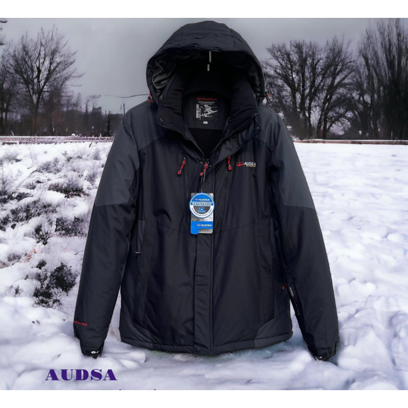 Куртка термо зима AUDSA XXL-6XL большие размеры , Хаки,XXL, 52