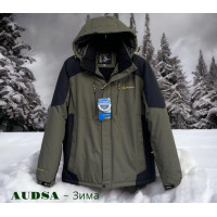 Куртка термо зима AUDSA XXL-6XL большие размеры , Хаки,XXXL, 54