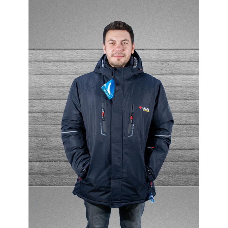 Куртка термо зима Snow  4XL-8XL большие размеры , Серый,7XL