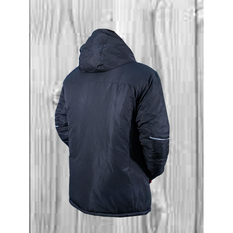 Куртка термо зима Snow  4XL-8XL большие размеры , Черный,7XL