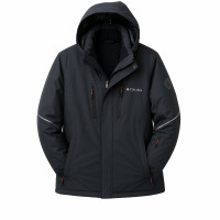Куртка термо зима Snow  4XL-8XL большие размеры , Серый,4XL