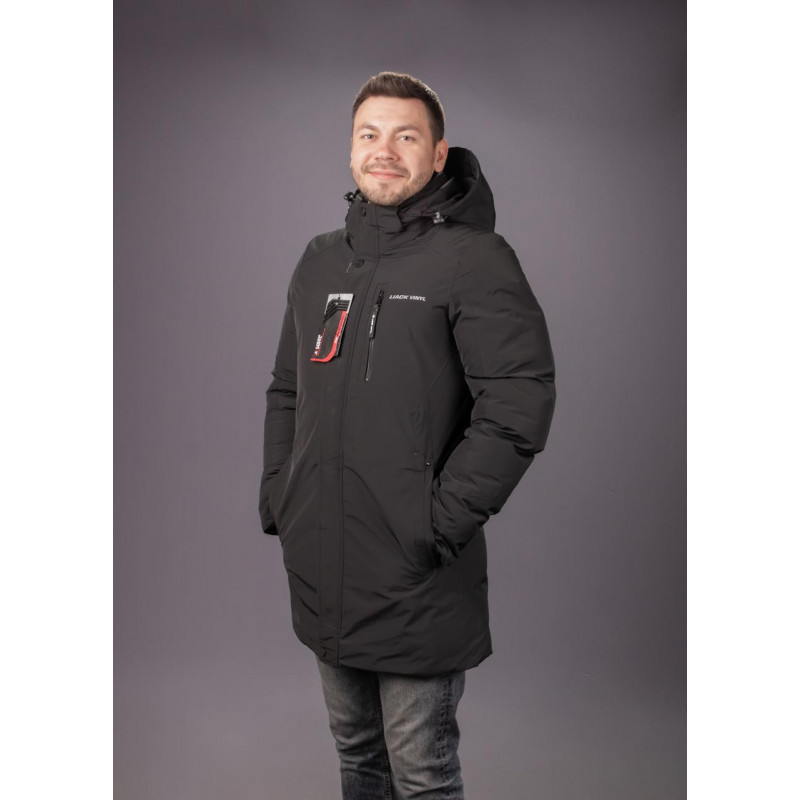 Куртка зимняя Liack Vinyl мужская , Темный хаки,M