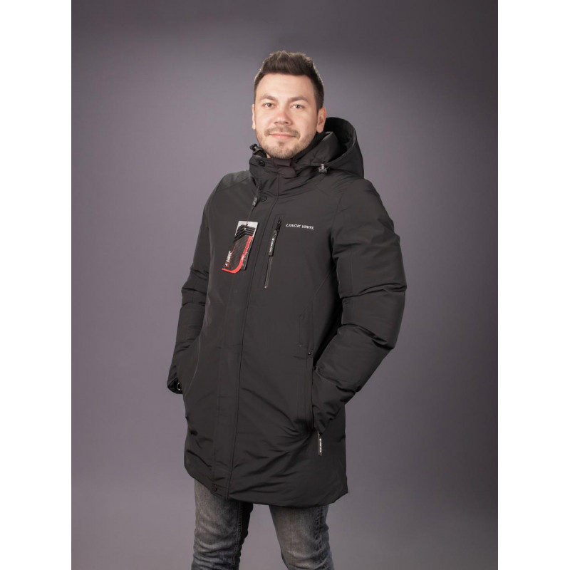 Куртка зимняя Liack Vinyl мужская , Черный,4XL