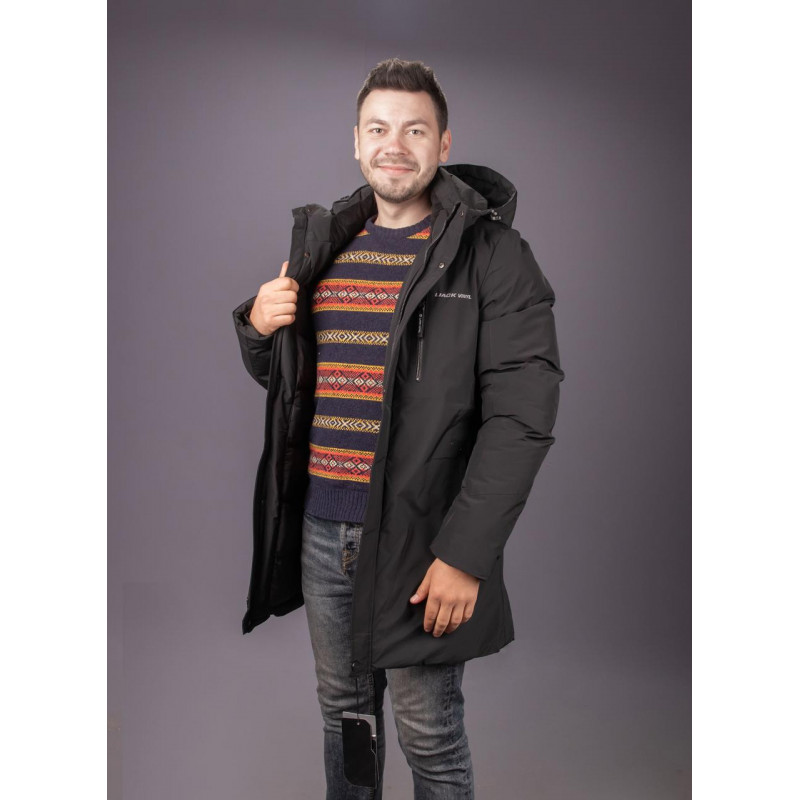 Куртка зимняя Liack Vinyl мужская , Черный,XXXL