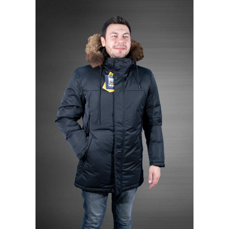 Куртка мужская зимняя Saz , Черный,XXXL