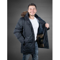 Куртка мужская зимняя Saz , Темно-синий,XL