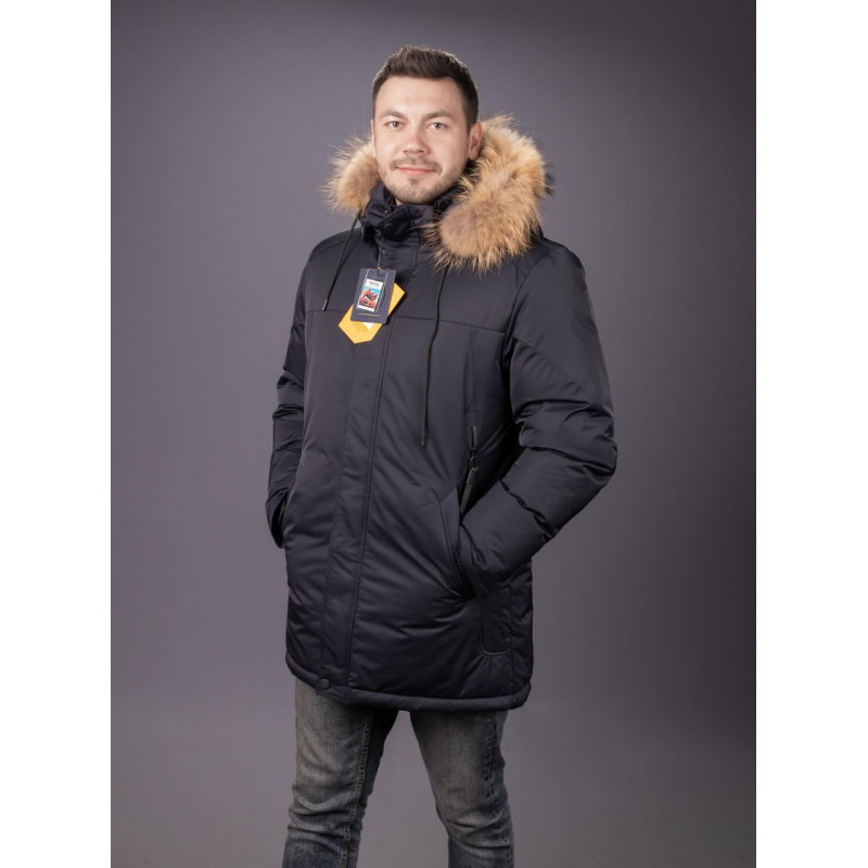 Куртка мужская зимняя Saz , Темно-синий,4XL