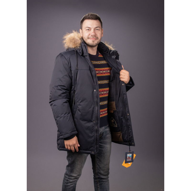 Куртка мужская зимняя Saz , Черный,XXXL