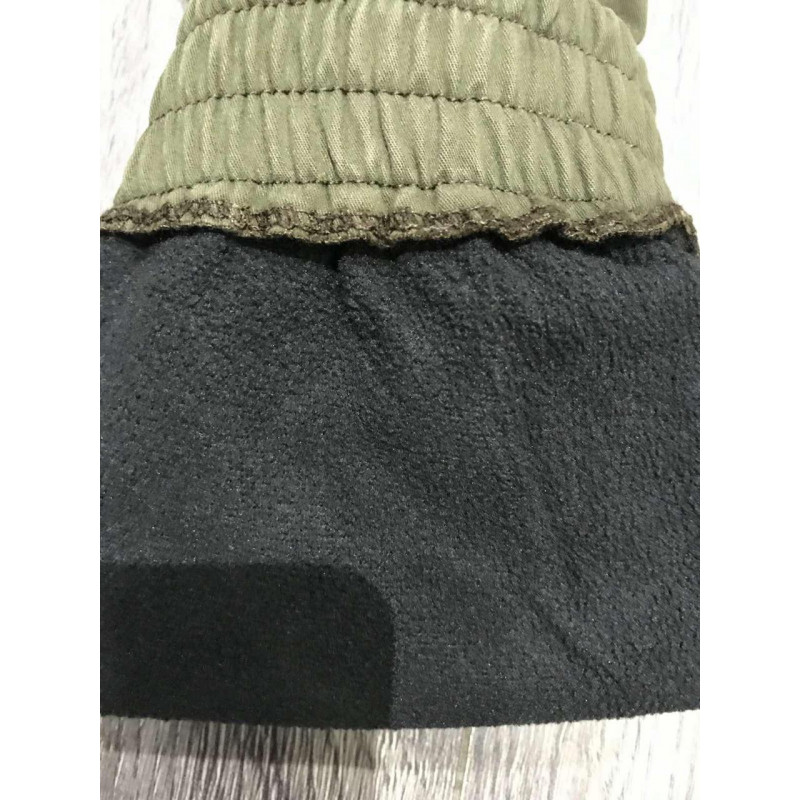 Джоггеры штаны карго Iteno мужские зимние с манжетом, теплые, коттон с флисом, Турция,33, Хаки