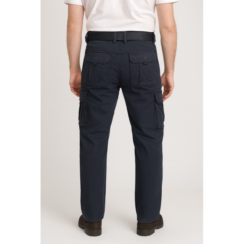 Штаны карго мужские зимние Iteno (Tophero) с флисом, 6 карманов, прямые хлопковые,36, Серый